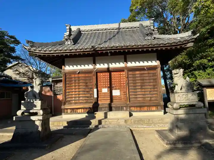比蘇天神社の本殿・本堂