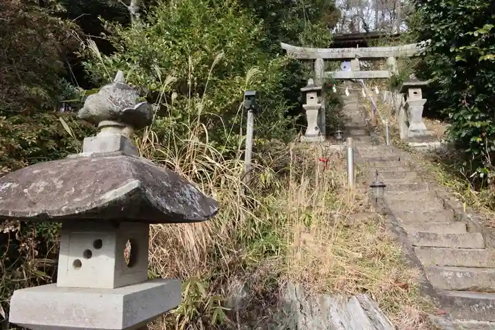 大六天麻王神社の鳥居