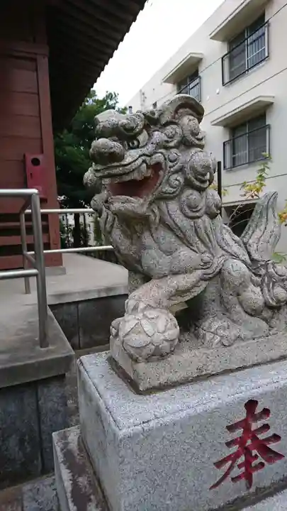 田尻日枝神社の狛犬