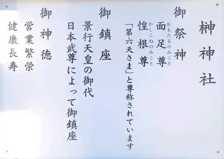 榊神社の{uncategorized: "未分類", other: "その他", undefined: "問題あり", building: "その他建物", grave: "お墓", sacred_gate: "鳥居", guardian: "狛犬", statue: "像", buddha: "仏像", history: "歴史", nature: "自然", garden: "庭園", animal: "動物", pagoda: "塔", temizu: "手水舎", mountain_gate: "山門・神門", sanctuary: "本殿・本堂", subordinate: "末社・摂社", art: "芸術", scenery: "景色", jizo: "地蔵", ema: "絵馬", goshuin: "御朱印", omikuji: "おみくじ", items: "授与品その他", amulet: "お守り", goshuincho: "御朱印帳", eats: "食事", festival: "お祭り", votive_dance: "神楽", shichigosan: "七五三参", wedding: "結婚式", experience: "体験その他", initially: "初詣", around: "周辺", anti_infection: "感染症対策"}