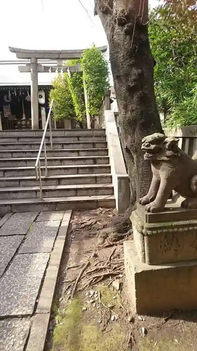 櫻田神社の狛犬