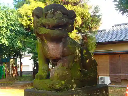 下石原八幡神社の狛犬