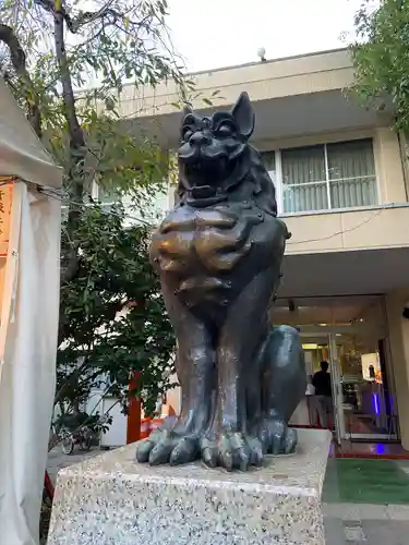 稲毛神社の狛犬