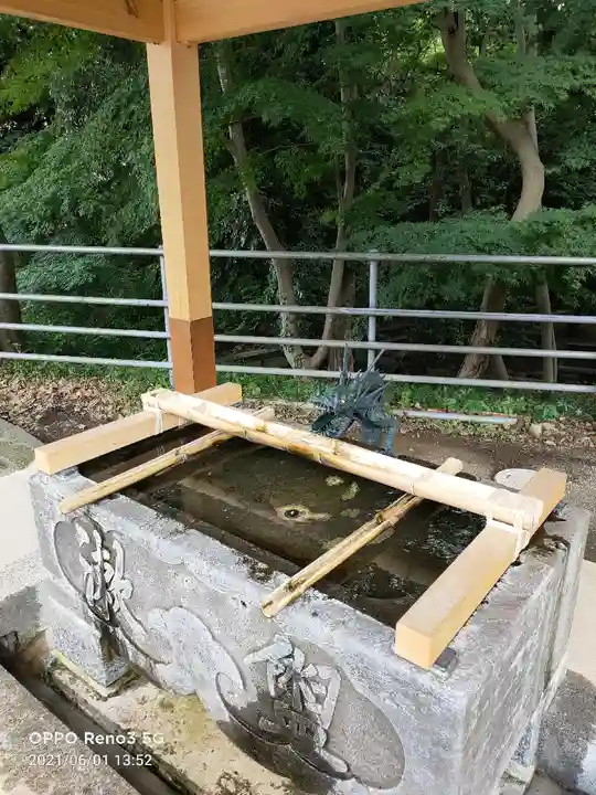 下総国三山 二宮神社の手水舎