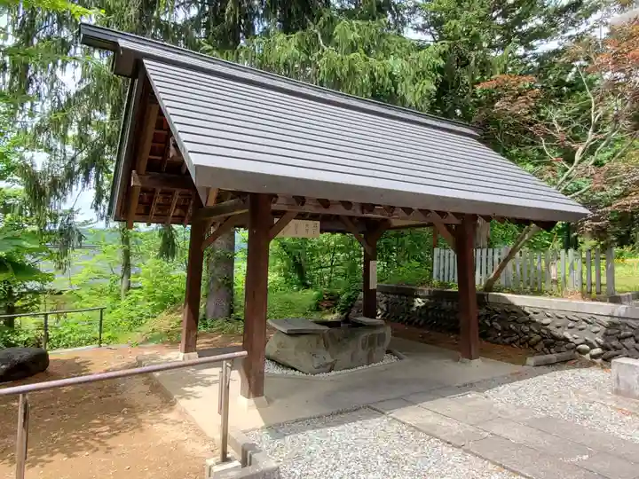愛別神社の手水舎