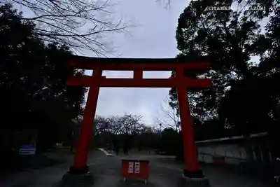 平野神社の鳥居