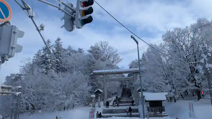 上川神社の初詣