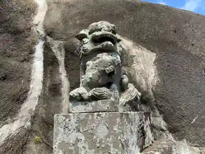 神明神社の狛犬