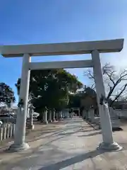 味美白山神社の鳥居