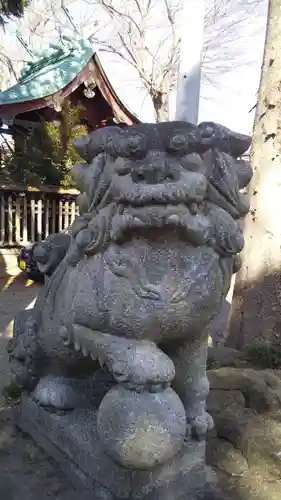 (下館)羽黒神社の狛犬