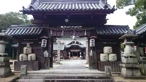 冠纓神社の山門・神門