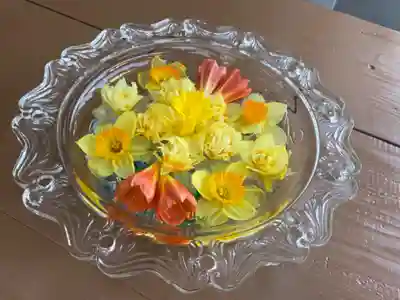 尻岸内八幡神社の手水舎