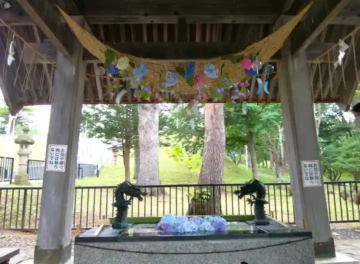 美幌神社の手水舎