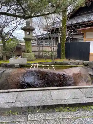 安井金比羅宮の手水舎