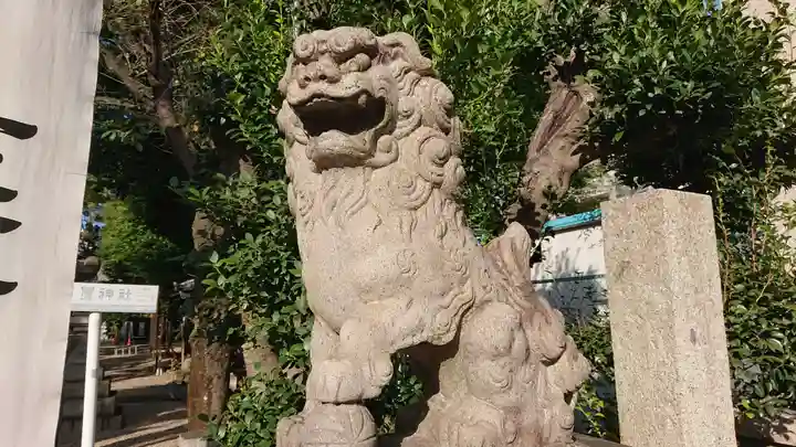 日置神社の狛犬