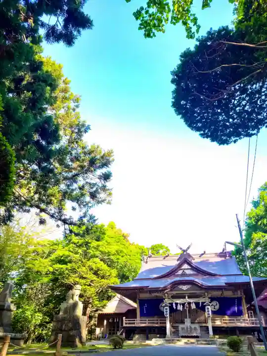 尻岸内八幡神社の本殿・本堂