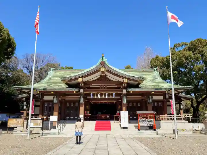 大阪護國神社の本殿・本堂