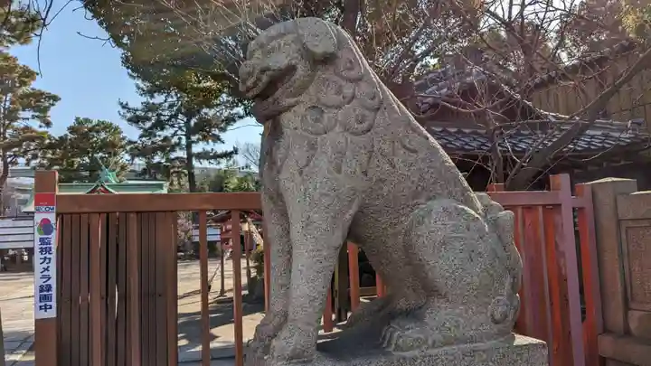 港住吉神社(住吉大社境外末社)の狛犬