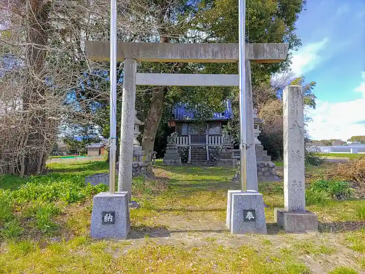 八幡社(元赤目)の鳥居