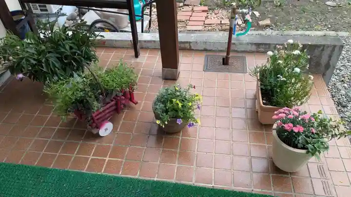 鹿追神社の庭園