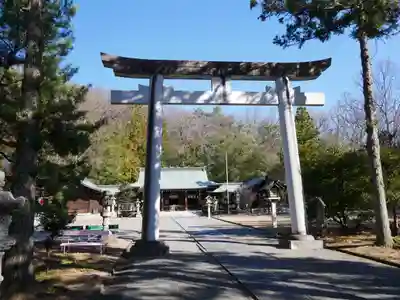 山梨縣護國神社の鳥居