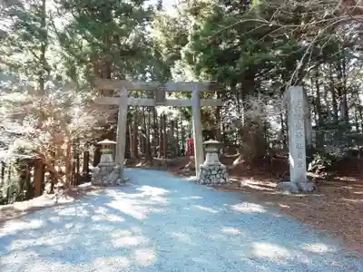 砥鹿神社（奥宮）の鳥居