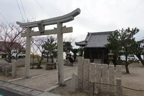 枯木神社の鳥居