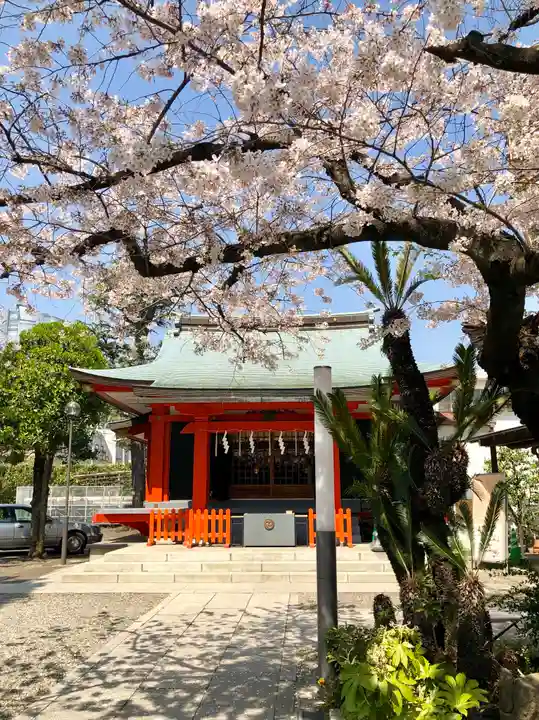 麻布氷川神社の本殿・本堂