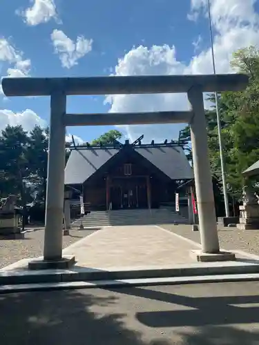 富良野神社の鳥居