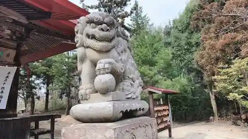 隠津島神社の狛犬