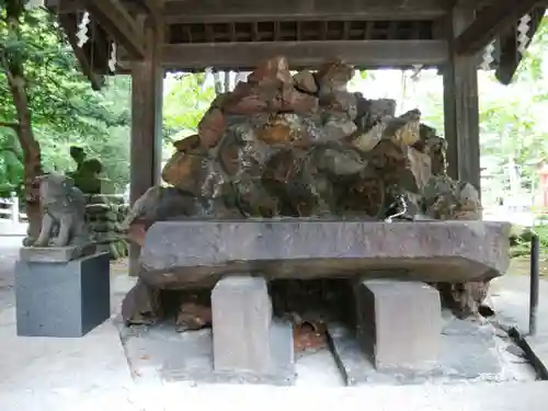 比布神社の手水