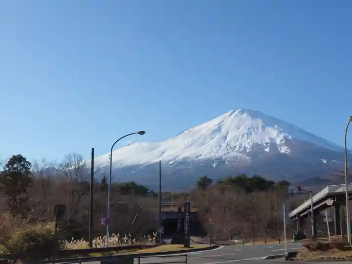 富士山東口本宮 冨士浅間神社の景色