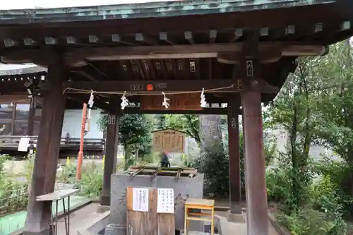 鷺宮八幡神社の手水