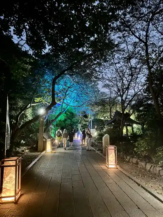 江島神社の庭園
