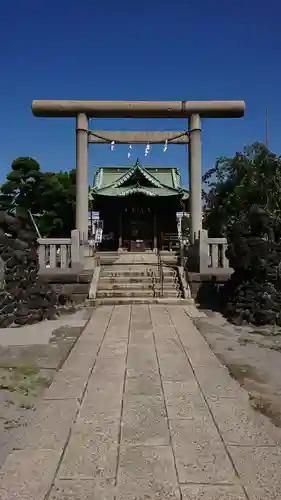 胡録神社の鳥居