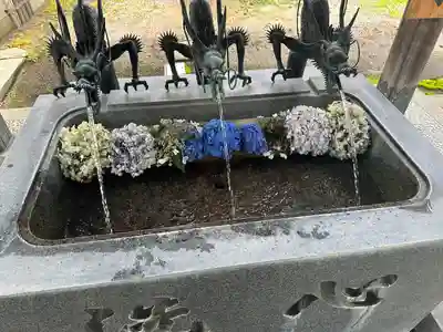 奥田神社の手水舎