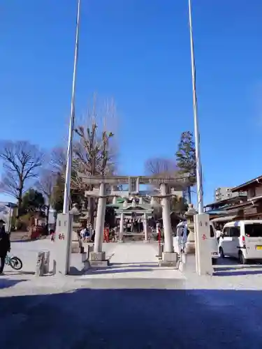 川越八幡宮の鳥居