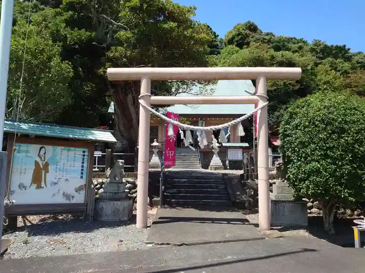 片岡神明宮の鳥居