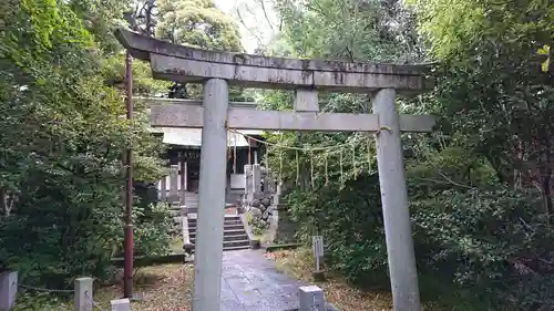 忍　諏訪神社・東照宮　の鳥居