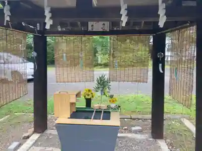 留辺蘂神社の手水舎