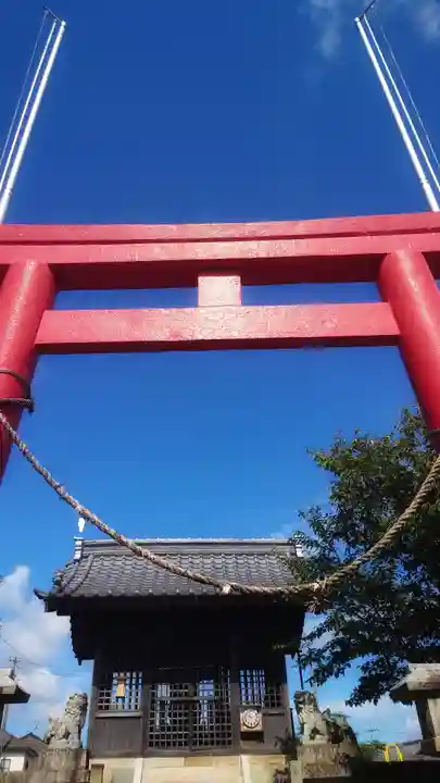 白山社(井堀)の鳥居