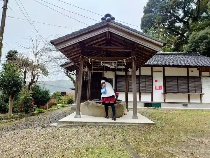 五社神社の手水舎
