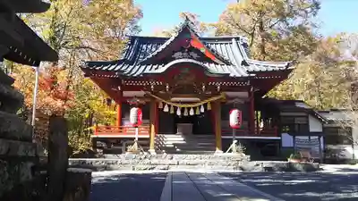 山中浅間神社の本殿・本堂