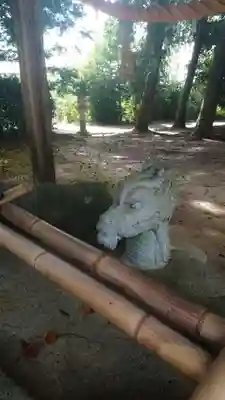 神明宮の手水舎