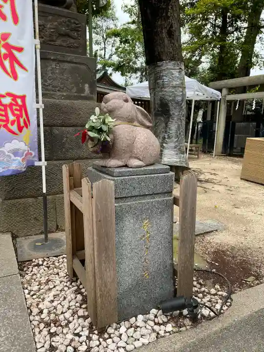 戸越八幡神社の像