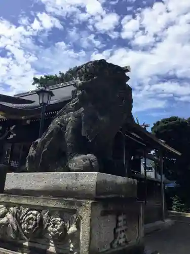 健田須賀神社の狛犬