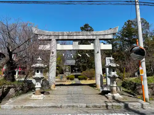 甲斐総社八幡神社の鳥居