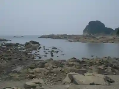 白浜毘沙門天の景色