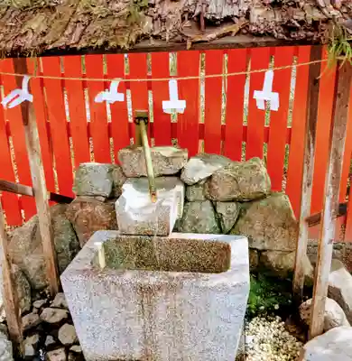 河合神社(鴨川合坐小社宅神社)の手水舎