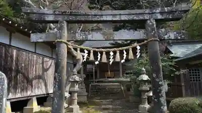 零羊崎神社の鳥居